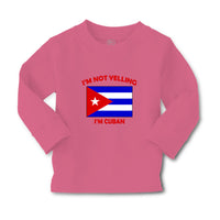 Baby Clothes I'M Not Yelling I Am Cuban Cuba Countries Boy & Girl Clothes Cotton - Cute Rascals