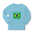 Baby Clothes I'M Not Yelling I Am Brazilian Brazil Countries Boy & Girl Clothes - Cute Rascals