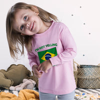 Baby Clothes I'M Not Yelling I Am Brazilian Brazil Countries Boy & Girl Clothes - Cute Rascals