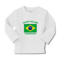 Baby Clothes I'M Not Yelling I Am Brazilian Brazil Countries Boy & Girl Clothes