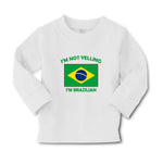 Baby Clothes I'M Not Yelling I Am Brazilian Brazil Countries Boy & Girl Clothes - Cute Rascals