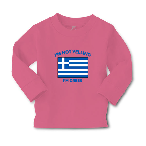 Baby Clothes I'M Not Yelling I Am Greek Greece Countries Boy & Girl Clothes - Cute Rascals