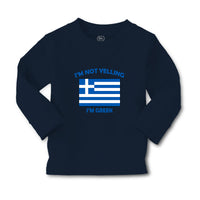 Baby Clothes I'M Not Yelling I Am Greek Greece Countries Boy & Girl Clothes - Cute Rascals
