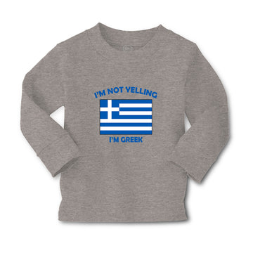 Baby Clothes I'M Not Yelling I Am Greek Greece Countries Boy & Girl Clothes