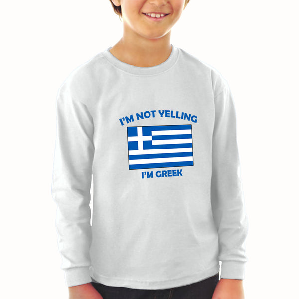 Baby Clothes I'M Not Yelling I Am Greek Greece Countries Boy & Girl Clothes - Cute Rascals