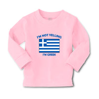 Baby Clothes I'M Not Yelling I Am Greek Greece Countries Boy & Girl Clothes - Cute Rascals