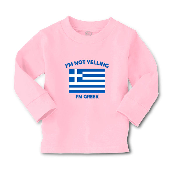Baby Clothes I'M Not Yelling I Am Greek Greece Countries Boy & Girl Clothes - Cute Rascals