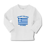 Baby Clothes I'M Not Yelling I Am Greek Greece Countries Boy & Girl Clothes - Cute Rascals