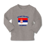 Baby Clothes I'M Not Yelling I Am Serbian Serbia Countries Boy & Girl Clothes - Cute Rascals