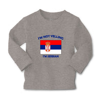 Baby Clothes I'M Not Yelling I Am Serbian Serbia Countries Boy & Girl Clothes - Cute Rascals