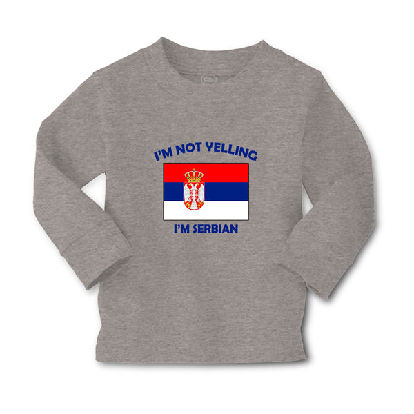 Baby Clothes I'M Not Yelling I Am Serbian Serbia Countries Boy & Girl Clothes - Cute Rascals