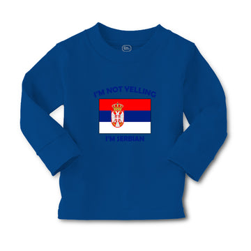 Baby Clothes I'M Not Yelling I Am Serbian Serbia Countries Boy & Girl Clothes