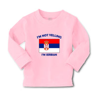 Baby Clothes I'M Not Yelling I Am Serbian Serbia Countries Boy & Girl Clothes - Cute Rascals