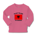 Baby Clothes I'M Not Yelling I Am Albanian Albania Countries Boy & Girl Clothes