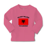 Baby Clothes I'M Not Yelling I Am Albanian Albania Countries Boy & Girl Clothes - Cute Rascals