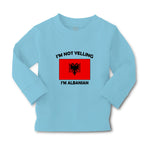 Baby Clothes I'M Not Yelling I Am Albanian Albania Countries Boy & Girl Clothes - Cute Rascals