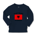 Baby Clothes I'M Not Yelling I Am Albanian Albania Countries Boy & Girl Clothes