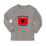 Baby Clothes I'M Not Yelling I Am Albanian Albania Countries Boy & Girl Clothes - Cute Rascals