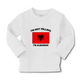 Baby Clothes I'M Not Yelling I Am Albanian Albania Countries Boy & Girl Clothes