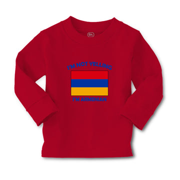 Baby Clothes I'M Not Yelling I Am Armenian Armenia Countries Boy & Girl Clothes