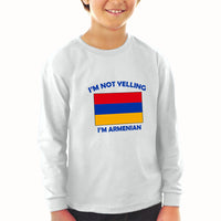 Baby Clothes I'M Not Yelling I Am Armenian Armenia Countries Boy & Girl Clothes - Cute Rascals