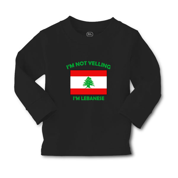 Baby Clothes I'M Not Yelling I Am Lebanese Lebanon Countries Boy & Girl Clothes - Cute Rascals