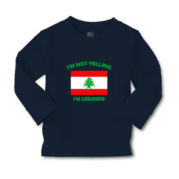 Baby Clothes I'M Not Yelling I Am Lebanese Lebanon Countries Boy & Girl Clothes