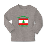 Baby Clothes I'M Not Yelling I Am Lebanese Lebanon Countries Boy & Girl Clothes - Cute Rascals