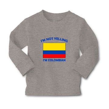 Baby Clothes I'M Not Yelling I Am Colombians Colombia Countries Cotton