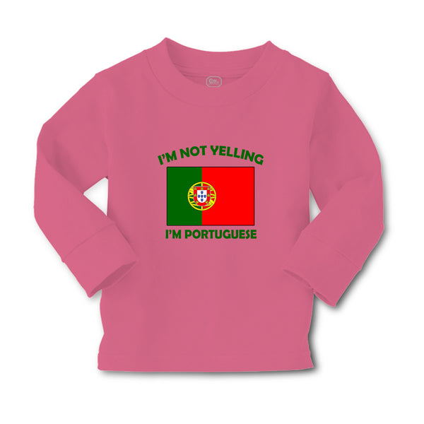Baby Clothes I'M Not Yelling I Am Portuguese Portugal Countries Cotton - Cute Rascals
