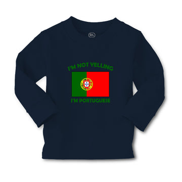 Baby Clothes I'M Not Yelling I Am Portuguese Portugal Countries Cotton