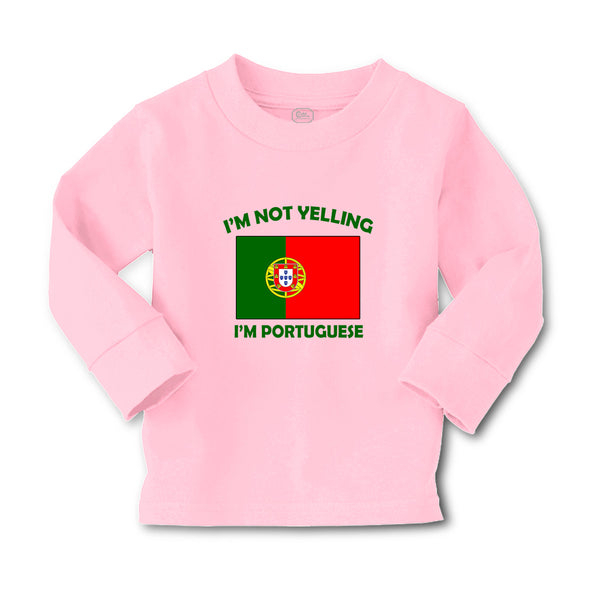 Baby Clothes I'M Not Yelling I Am Portuguese Portugal Countries Cotton - Cute Rascals