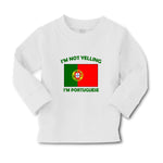 Baby Clothes I'M Not Yelling I Am Portuguese Portugal Countries Cotton - Cute Rascals