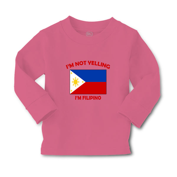 Baby Clothes I'M Not Yelling I Am Filipino Countries Boy & Girl Clothes Cotton - Cute Rascals