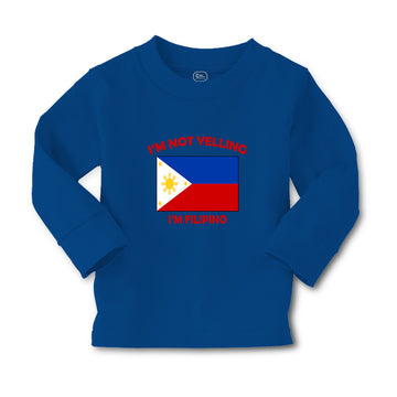 Baby Clothes I'M Not Yelling I Am Filipino Countries Boy & Girl Clothes Cotton