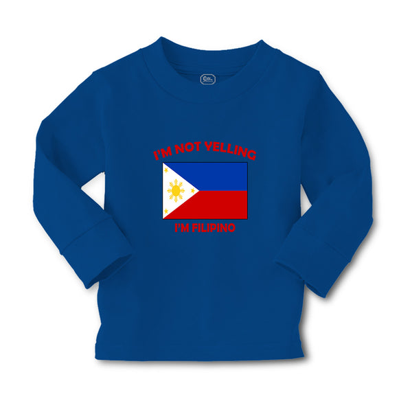 Baby Clothes I'M Not Yelling I Am Filipino Countries Boy & Girl Clothes Cotton - Cute Rascals