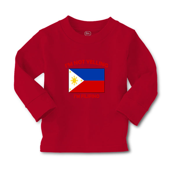 Baby Clothes I'M Not Yelling I Am Filipino Countries Boy & Girl Clothes Cotton - Cute Rascals