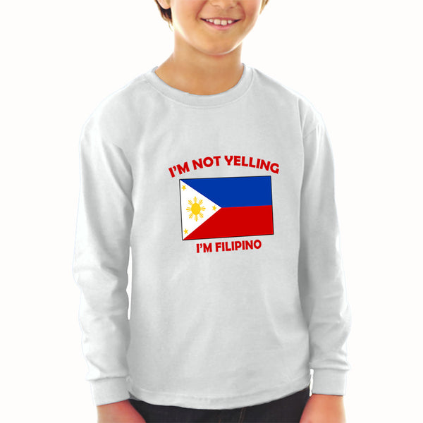 Baby Clothes I'M Not Yelling I Am Filipino Countries Boy & Girl Clothes Cotton - Cute Rascals
