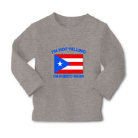 Baby Clothes I'M Not Yelling I Am Puerto Rican Countries Boy & Girl Clothes - Cute Rascals