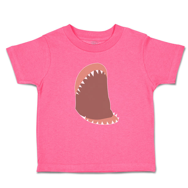 Toddler Girl Clothes Horror Animated Shark Jaw with Sharp Toothlike Cotton