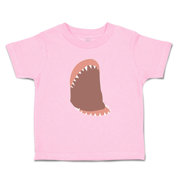 Toddler Girl Clothes Horror Animated Shark Jaw with Sharp Toothlike Cotton
