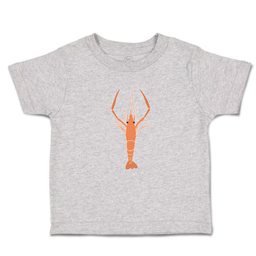 Toddler Clothes Large Marine Lobster with Stalked Eyes Sealife Toddler Shirt