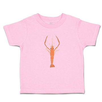Toddler Clothes Large Marine Lobster with Stalked Eyes Sealife Toddler Shirt