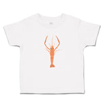 Toddler Clothes Large Marine Lobster with Stalked Eyes Sealife Toddler Shirt