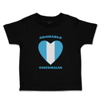 Toddler Clothes Adorable Guatemalan Heart Countries Toddler Shirt Cotton