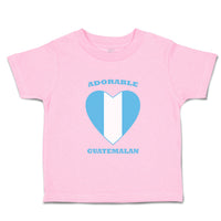 Toddler Clothes Adorable Guatemalan Heart Countries Toddler Shirt Cotton