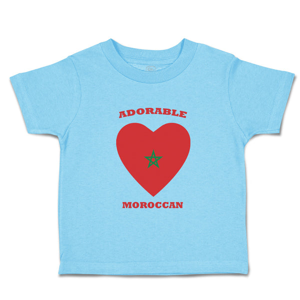 Toddler Clothes Adorable Moroccan Heart Countries Toddler Shirt Cotton