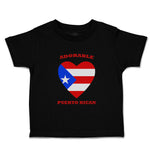 Toddler Clothes Adorable Puerto Rican Heart Countries Toddler Shirt Cotton
