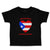 Toddler Clothes Adorable Puerto Rican Heart Countries Toddler Shirt Cotton