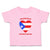 Toddler Clothes Adorable Puerto Rican Heart Countries Toddler Shirt Cotton